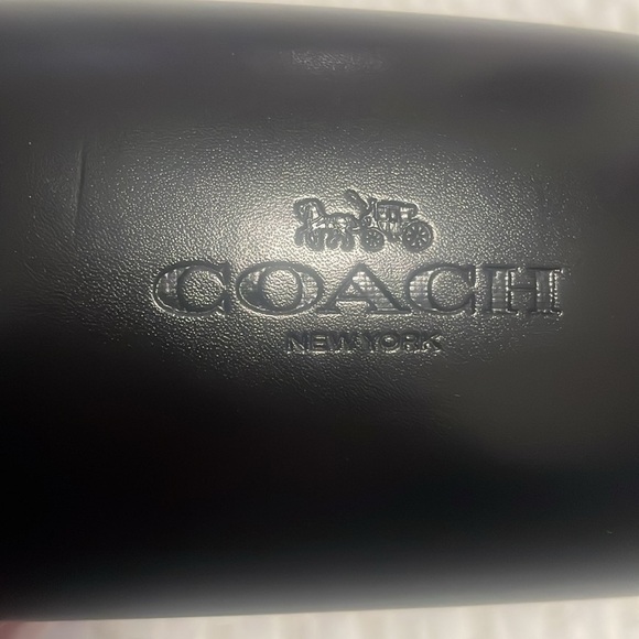 Coach Matte Black Eyewear Case - Picture 2 of 13